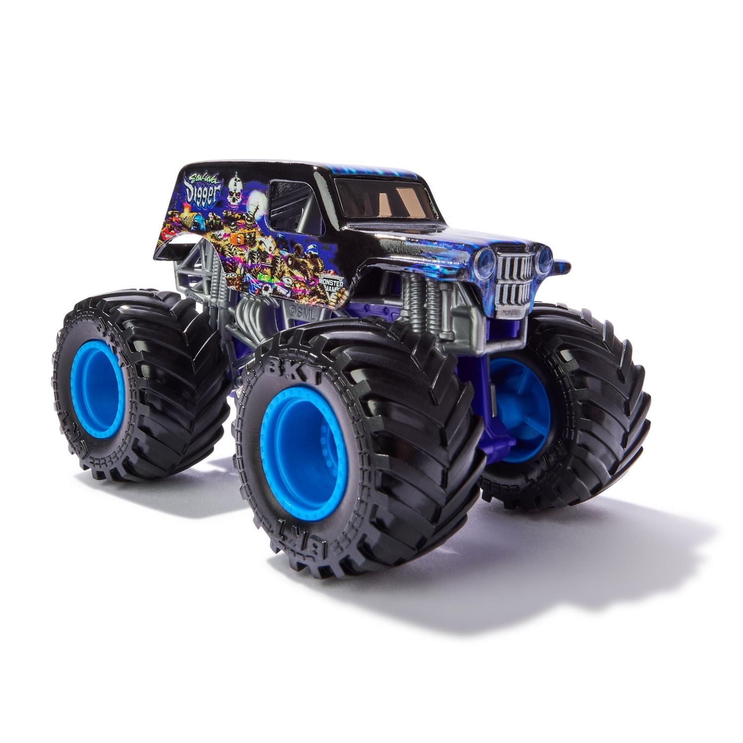 Monster Jam, Official Son-uva Digger Monster Truck, Die-Cast Vehicle, 1:64 Scale, Kids Toys for Boys Ages 3 and up
