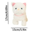 thumbnail image 3 of Walking Sound Cat Toy Under $5! Yrmaups Realistic Walking Meowing Toy Kitten, Battery-Free Electric Fluffy Kitty, Lifelike Animated Stuffed Animal Toy for Toddlers,kidsBirthday Gift, 3 of 5