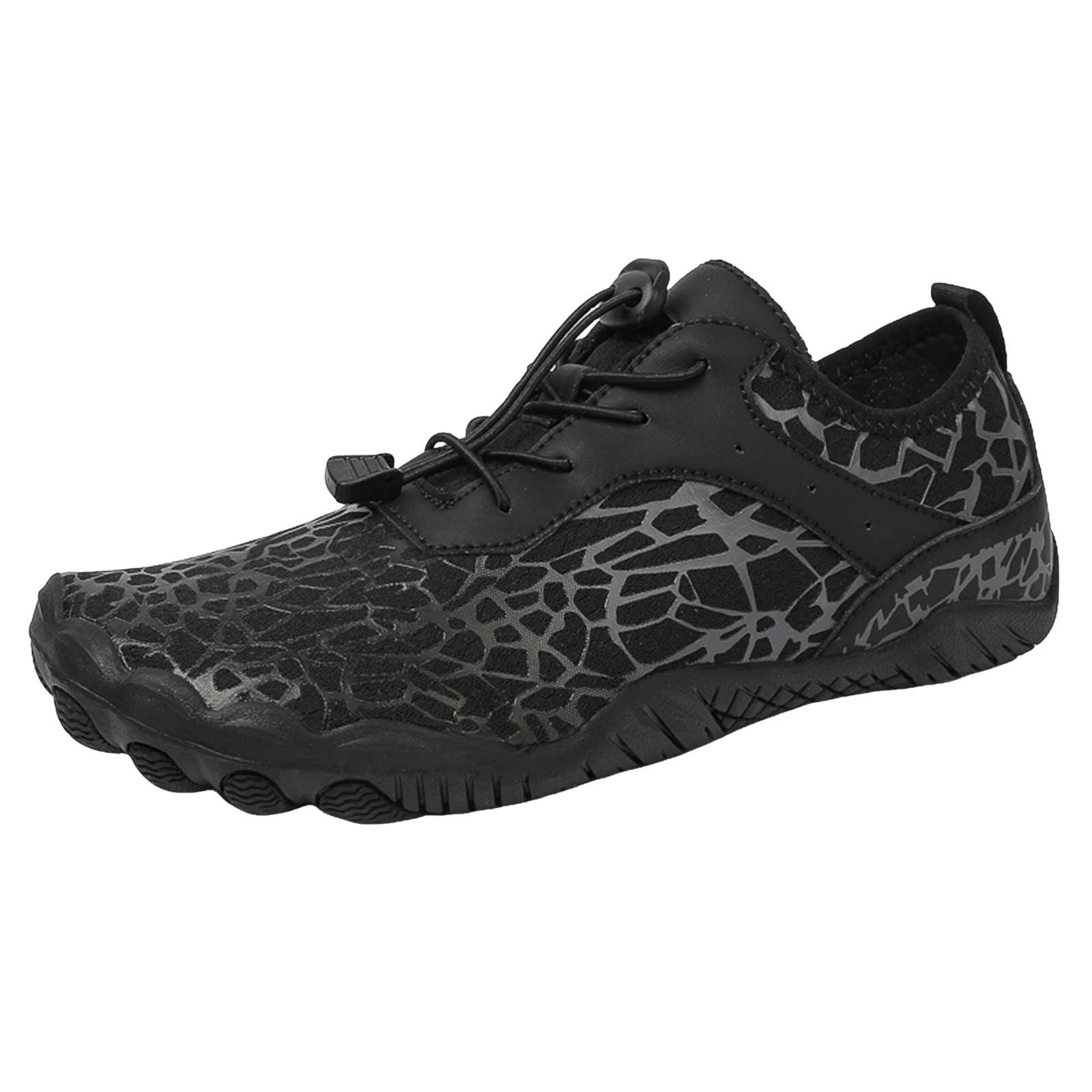 Mens Walking Shoes Wide Width Velcro Straps Grounding Shoes with Copper, Grounded Barefoot Footwear Shoes for Womens Mens Soft Comfortable