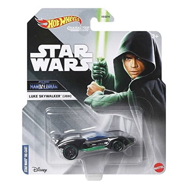 Auto fundido a presión Hot Wheels Star Wars Luke Skywalker Jedi 1:64