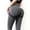 Gray, variant on FZFLZDH Womens Seamless Butt Lift Leggings High Waisted Yoga Pants Ribbed Workout Slimming Tights Gray/M