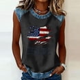 thumbnail image 2 of Trgacdwlo 1776-2026 250th Anniversary Shirts Flag Print Independence Day Women's Tank Tops Patriotic July 4th Shirts for Women, 2 of 6