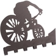 thumbnail image 2 of Wall Mounted Hook Rack, Bag Hanger Mountain Bike Design Coat Rack Clothing Hook Hanging Rack Home Storage Organizer, 2 of 4