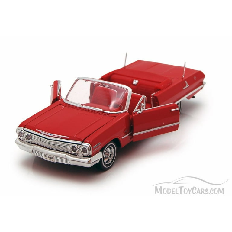 1963 chevy impala diecast hot sale car