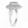thumbnail image 2 of Pompeii Certified 1.51Ct Diamond Ring White Gold Unique Filigree Band Lab Grown (E,SI1), 2 of 5