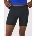 thumbnail image 6 of Hanes Sport Men's Performance Compression Shorts, 9" Ebony/Ebony L, 6 of 10
