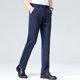 thumbnail image 5 of Puntoco Pantalones casuales largos para hombre Pantalones deportivos holgados con pliegues y piernas pequeñas con cordones y color sólido para hombre, 5 of 5