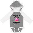 thumbnail image 3 of Inktastic Uncles Little Cupcake Girls Long Sleeve Baby Bodysuit, 3 of 5