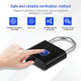 thumbnail image 4 of Cadenas à Empreinte Digitale TFixolSmart Armoire à Cadenas Petite Taille Fingerprint Lock Mini Fingerprint Lock, 4 of 7