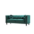 thumbnail image 5 of Lueck 76'' Velvet Rolled Arm Chesterfield Sofa, 5 of 5
