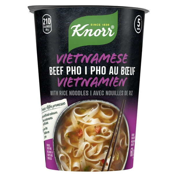 Nouilles de Riz Instantanées Knorr Pho Vietnamien au Bœuf 60 g Nouilles de Riz Instantanées