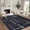 Black, variant on Garvee 8'x10' Abstract Geometric Area Rug Modern Striped Accent Carpet, Washable Rug Non Slip Indoor Mats for Living Room Bedroom Dining Room, Beige