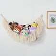 thumbnail image 6 of LUCKDEER Stuffed Animal Hammock with LED Light, Toy Hammock for Stuffed Animals Storage for Kids Room Decor, Stuffed Animal Hammock Corner, White, 6 of 8