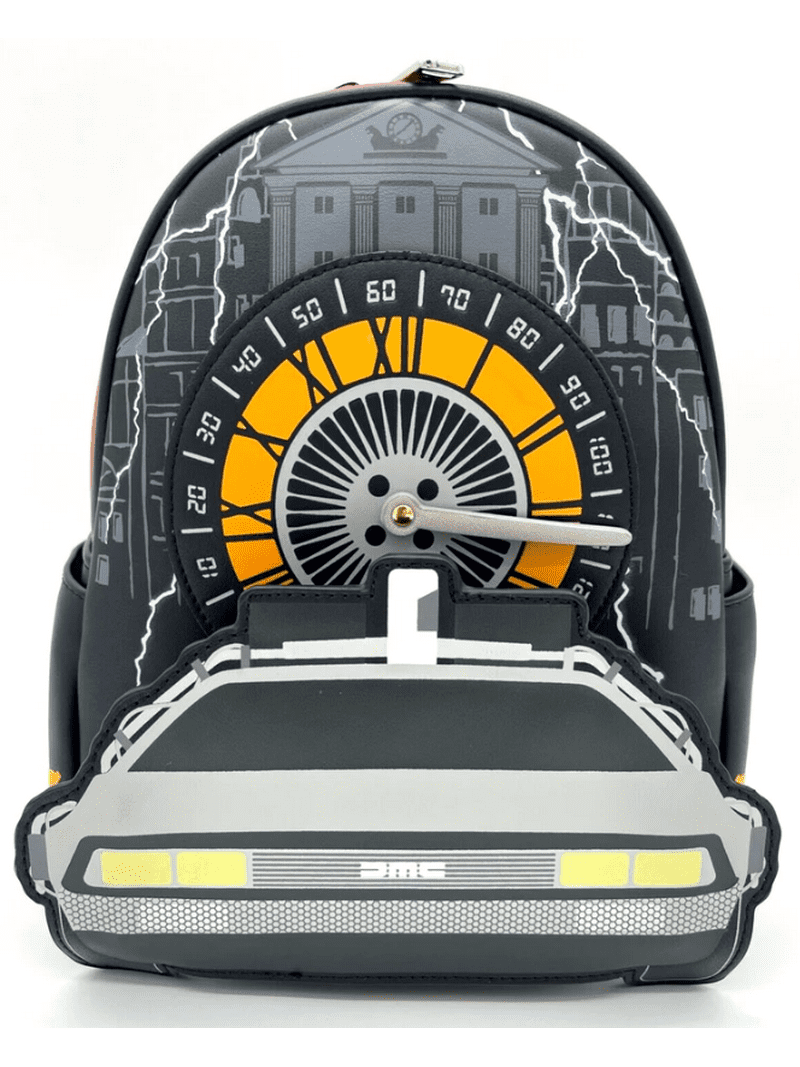 【Loungefly】Universal Studio Back to the Future リュック Amazon.com | Loungefly Universal Back to the Future Light-Up