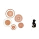 thumbnail image 5 of Conjunto de decoración de pared colgante, artesanía de pared tejida en ratán, estatua de gato, adorno de escritorio de resina, figura decorativa artes, 5 of 8