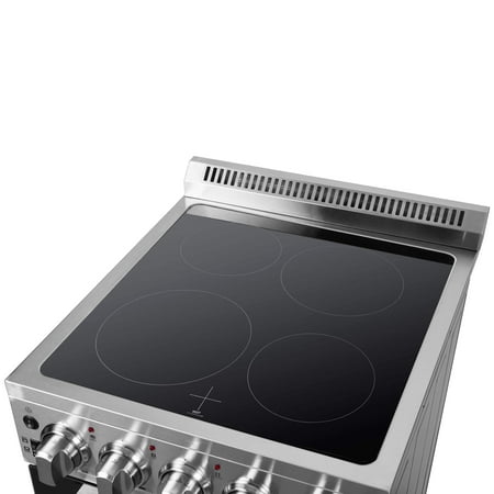 Forno Appliances - Pallerano Alta Qualita 2.05 Cu. Ft. Freestanding Electric Range - Silver