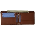 thumbnail image 3 of Moga Handmade Genuine Leather Mens Bifold Wallet with Coin Pouch 91013, 3 of 10