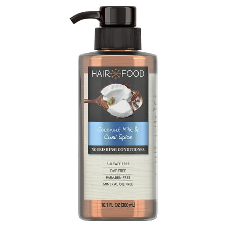 Hair Food Coconut & Chai Spice Sulfate Free Conditioner, 10.1 fl oz, Dye Free (Best Conditioner For Normal Hair)