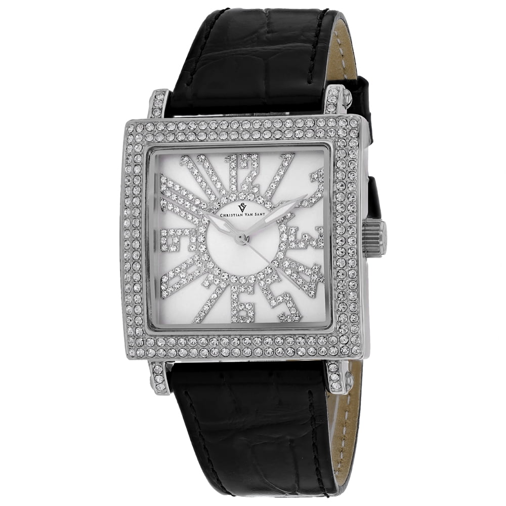 Christian Van Sant - Christian Van Sant Women's Silver Dial Watch ...
