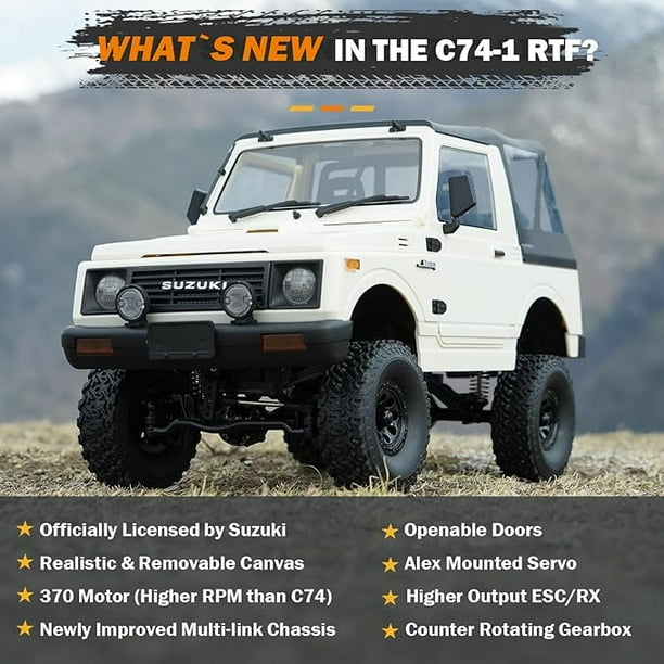 ARRIS Suzuki Jimny RC C74-1, 1/10 Scale 4WD Off-Road Rock Crawler