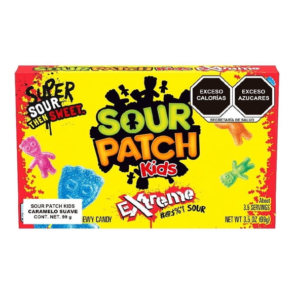 Caramelo suave Sour Patch kids xtreme 99 g