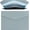 Light Blue, variant on Expanding A4 Document File PU Leather Envelope Case Holder-Large Size Pockets for Paper Bills Stationery Tablet and PC, Work Study Traveling (Cyan)