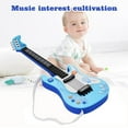 thumbnail image 3 of Kids Guitar for Children, Music Toys Guitar for Kids Toddler Electric Guitar with Strap, Kids Blue Guitar Musical Instrument Toys, 3 of 7