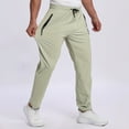 thumbnail image 3 of RFQWOVSR Men's Lightweight Quick Dry Athletic Joggers Elastic Breathable Running Workout Sweatpants with Zipper Pockets XXXL, 3 of 4