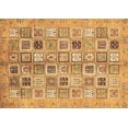 thumbnail image 1 of Ahgly Company Indoor Rectangle Abstract Brown Modern Area Rugs, 7' x 10', 1 of 4