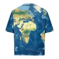 thumbnail image 4 of SwiftWear Mens World Map Printed T-Shirt Funny Summer Tops Graphic Tee Fitted Athletic Top Geography Teacher Gift XXL, 4 of 4