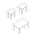 thumbnail image 4 of Monarch Specialties Table Set, 3pcs Set, Coffee, End, Side, Accent, Living Room, Laminate, Grey, Transitional, 4 of 4