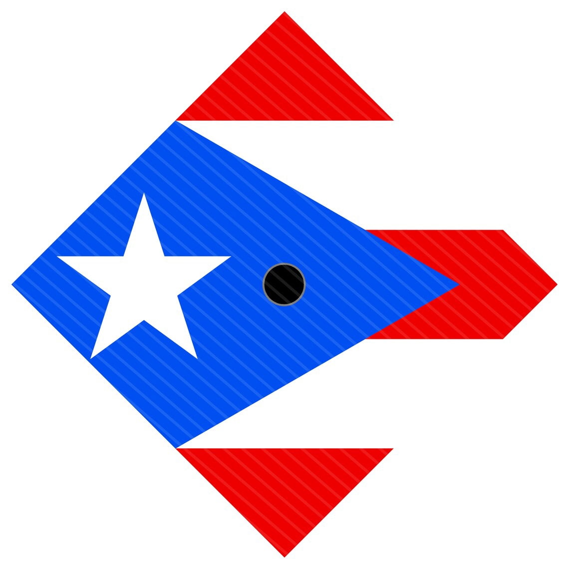 Flag of Puerto Rico, Raise Your Flag, Graduation Cap Topper Decoration, Graduation Gift
