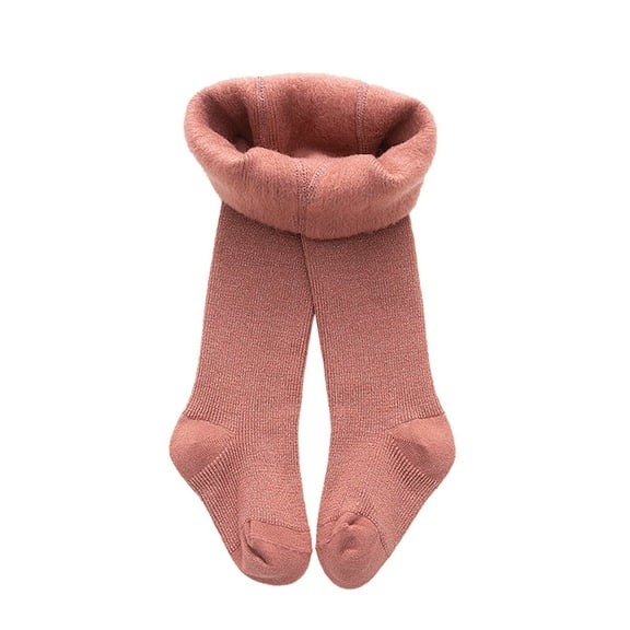 WUXIAN Toddler Kids Baby Girls Cotton Lined Warm Full Leggings Pantihose Stretchy Basic Full Length Pants Pantyhose For Winter Stocking Trousers Children Versatile Dailywear