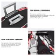 thumbnail image 3 of Wukai Housse de Valise Élastique Art Graphique Viper Rouge Féroce : Protection Personnalisée pour Votre Valise - Convient à un Compagnon de Voyage de 19-29 Pouces, Lavable et Durable - Petit, 3 of 7
