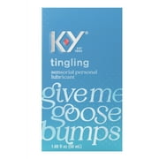 K-Y Tingling Sensorial Personal Lubricant, Water Based Lube For Sexual Wellness, Vaginal Moisturizer,1.69 fl oz