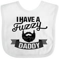 thumbnail image 3 of Inktastic I Have a Fuzzy Daddy Beard Boys or Girls Baby Bib, 3 of 4