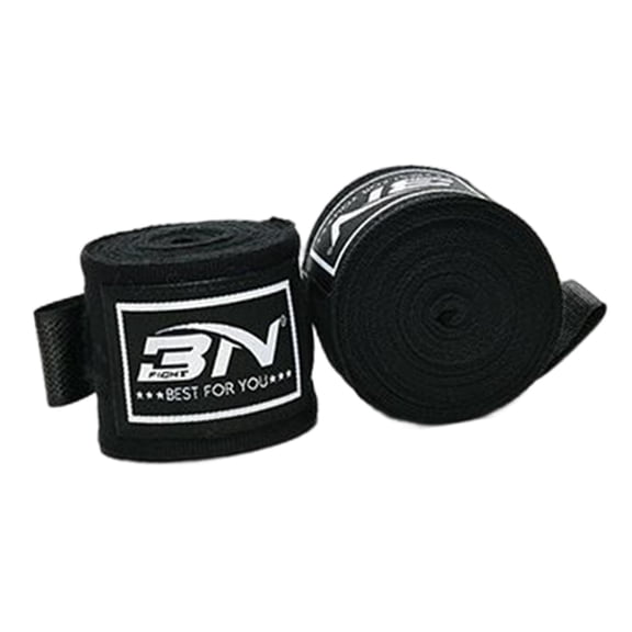 Envoltura De Mano De Boxeo Vendas De Soporte De Muñeca Envoltura De Muñeca Para Boxeo Adulto Negro Sunnimix vendas de boxeo
