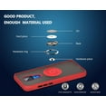 thumbnail image 4 of is Specially Designed for Motorola Moto G Play 2021 Anti-Fall,Anti-Fingerprint, Built-in 360° Rotating Ring Bracket Solid and Durable Magnetic car Phone case, Suitable for 6.5inches Women-Red, 4 of 6