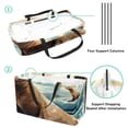thumbnail image 4 of Sea Lion Large Capacity Foldable Oxford Cloth Cube Organizer with Reusable Laundry Basket, Storage Bag, and Laundry Organizer, 4 of 7