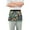 Colorful Frogs on Leaves, variant on Server Apron with 3 Pockets Waterproof Waitress Waist Short Apron for Man Woman Bluebirds and Forests 12 Inches