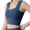 thumbnail image 1 of FhsagQ Bra Womens Bras with Garter Belt and Stockings Woman Top Bra No Rims Underwears Base Vest Style Sports Base Underwears Features: Womens Bras with Garter Belt and Stockings Blue S, 1 of 5