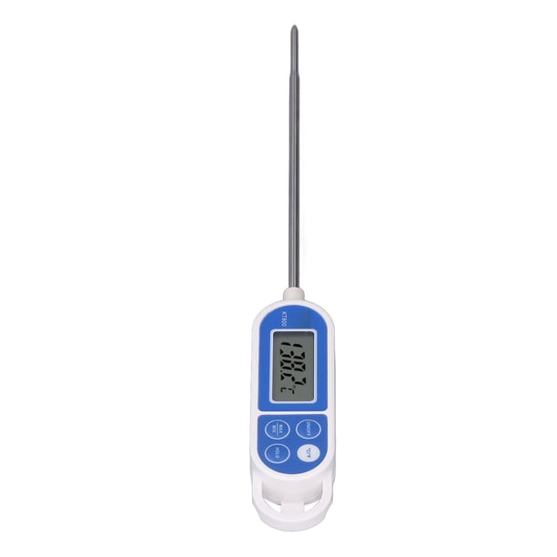 Medidor de temperatura de la carne termómetro digital liviano a prueba de agua Tipo de sonda larga Respuesta rápida -50 grados Celsius a 300 grados Celsius Preciso para ANGGREK Otros