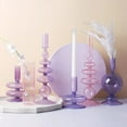 thumbnail image 4 of Simple Creative Glass Vase Candlestick Waves Bubbles Stacking Hydroponic Glass Vase, 4 of 5