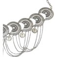 thumbnail image 3 of Cadena de cintura vintage Cadena de cuerpo de cristal de diamantes de imitación tallado hueco, 3 of 5