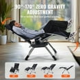 thumbnail image 3 of VEVOR Zero Gravity Chair 33" Zero Gravity Recliner Lounge Chair Indoor & Outdoor, 3 of 9