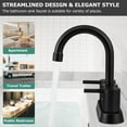 thumbnail image 6 of PARLOS 2-Handle Centerset Swivel Bathroom Sink Faucet Without Drain Assembly, Matte Black, 6 of 8