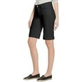 thumbnail image 3 of Buffalo David Bitton Womens Cuffed Bermuda Shorts (Black, 4/27), 3 of 3