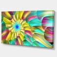 thumbnail image 2 of Spirales de Vitrail Multicolores - Impression sur Toile Florale, 2 of 3