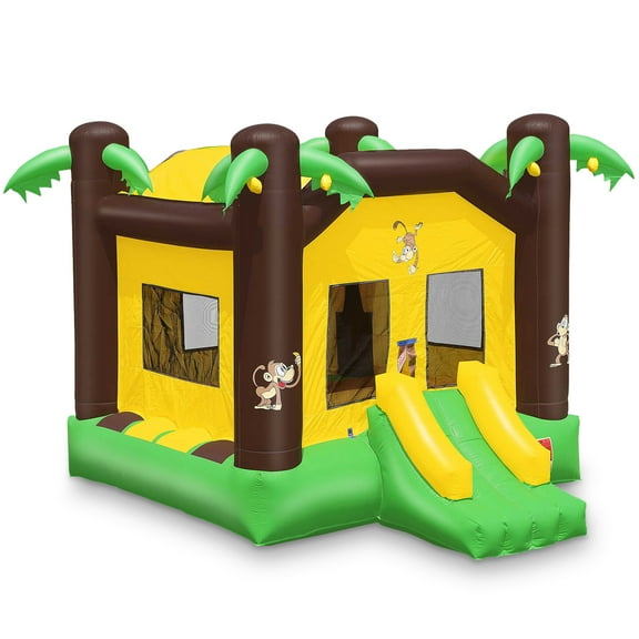 Cloud 9 Jungle Bounce House & Blower - Commercial Grade Inflatable Bouncer