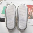 thumbnail image 4 of Women's Memory Foam House Slippers Sweater Knit Embroidered Pattern and Ribbed Hand-Knit Collar House Shoes, 4 of 6